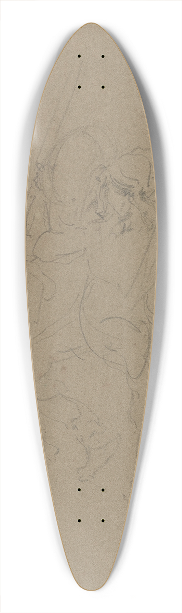 Henri de Toulouse-Lautrec - Ours et dompteur 39.3 inch art pintail longboard deck