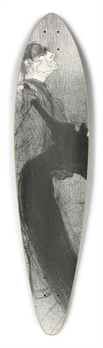 Henri de Toulouse-Lautrec - The Fainting Fit 39.3 inch art pintail longboard deck