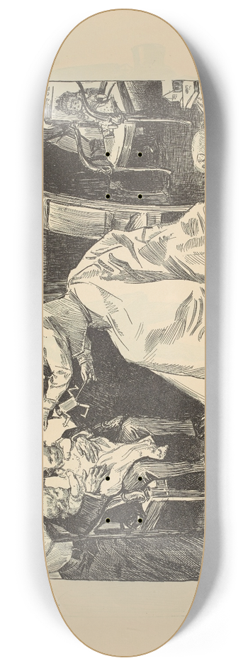 Charles Dana Gibson - A few years later 8.25 inch art skate deck