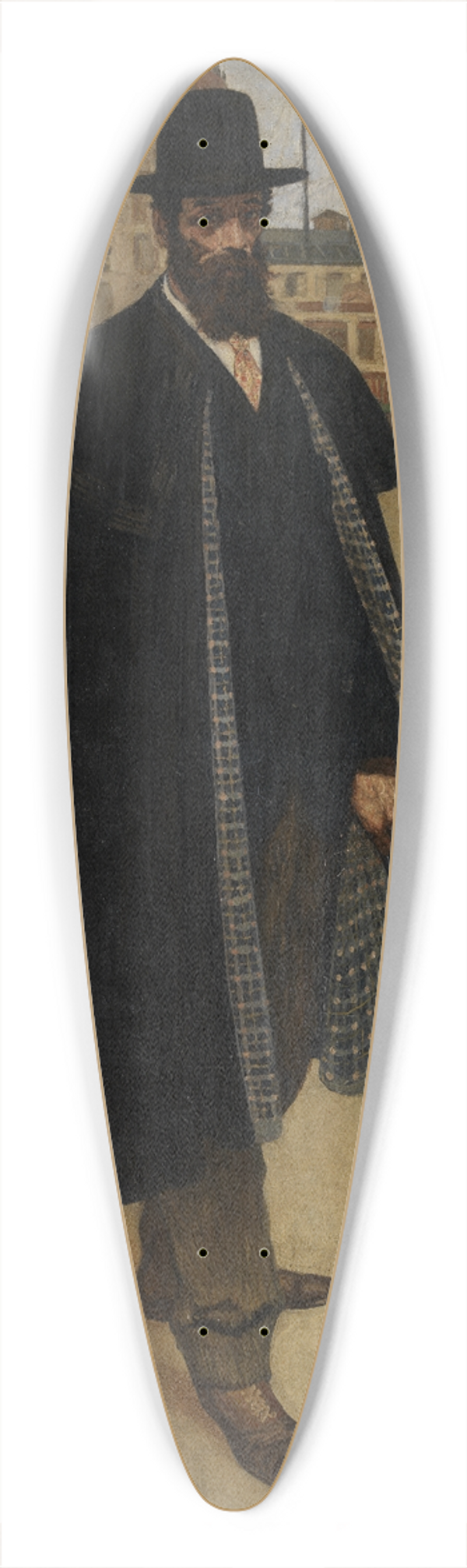 Henri Evenepoel - The Spaniard in Paris 39.3 inch art pintail longboard deck