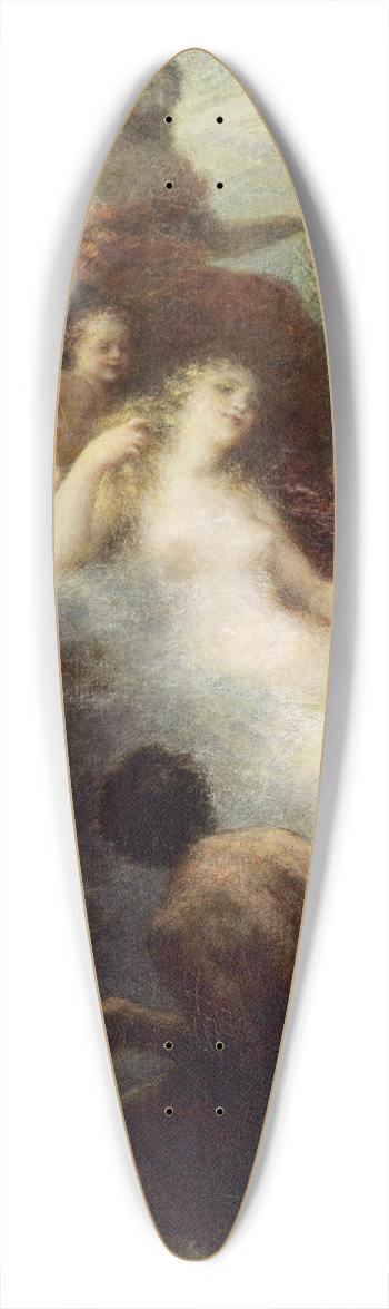 Henri Fantin-Latour - Le Satyre 39.3 inch art pintail longboard deck