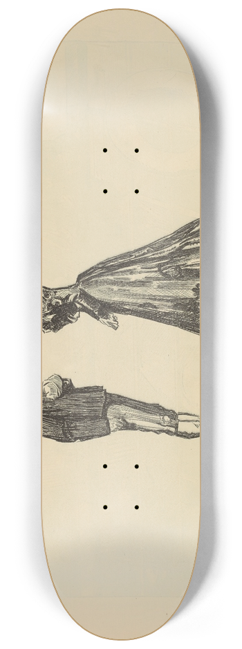 Charles Dana Gibson - After the war 8.25 inch art skate deck