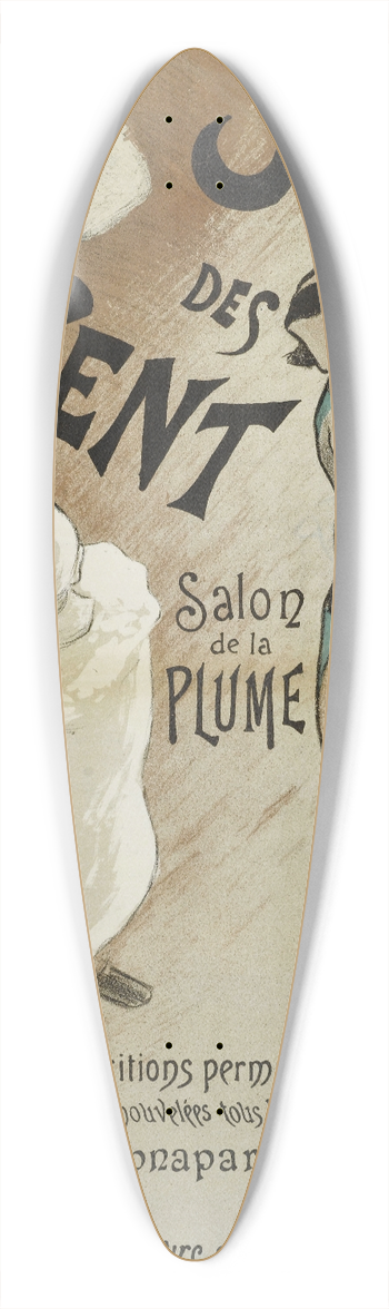 Henri-Gabriel Ibels - Salon Des Cent, Salon De La  Plume 39.3 inch art pintail longboard deck