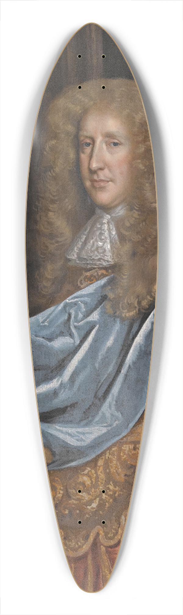 Henri Gascar - Portrait of Robert Bruce, 1st Earl of Ailesbury And 2nd Earl of Elgin (1626-1685) Wearing Roman Armour 39.3 inch art pintail longboard deck