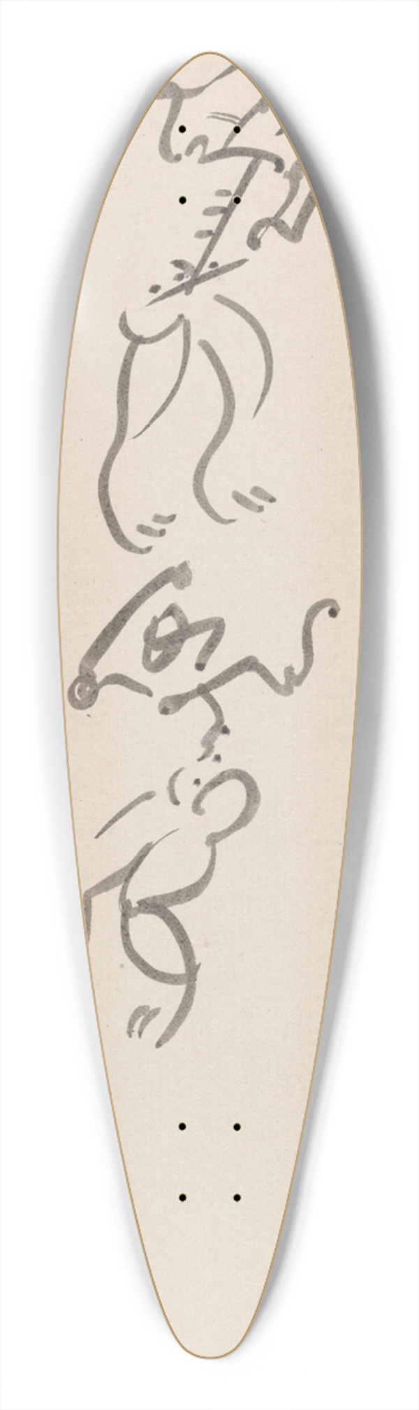 Henri Gaudier-Brzeska - Seven Dancing Figures, in Three Registers 39.3 inch art pintail longboard deck