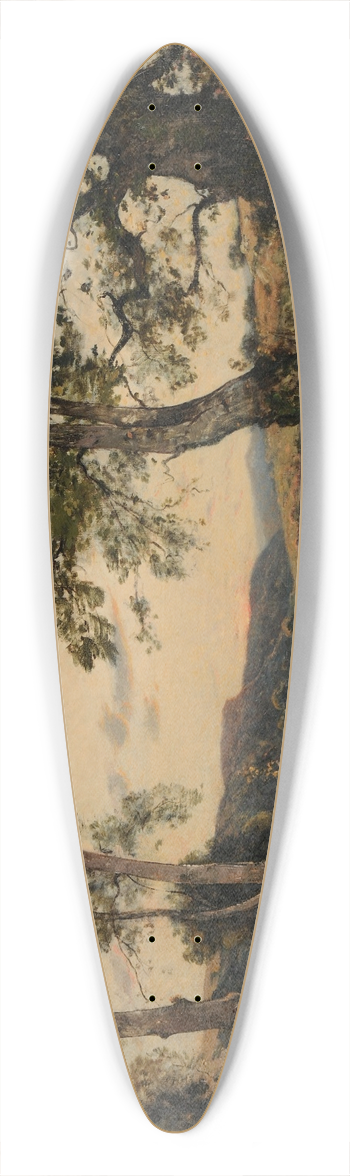 Henri-Joseph Harpignies - LAurore 39.3 inch art pintail longboard deck