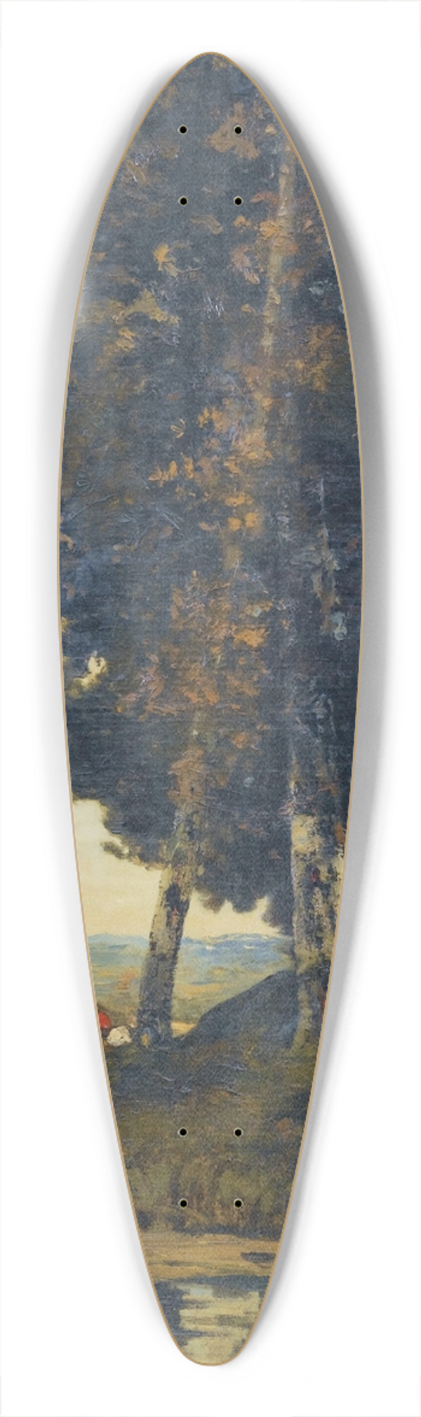 Henri-Joseph Harpignies - Scne de chasse  courre 39.3 inch art pintail longboard deck