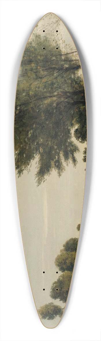 Henri-Joseph Harpignies - Une vue prs de Saint-Priv 39.3 inch art pintail longboard deck