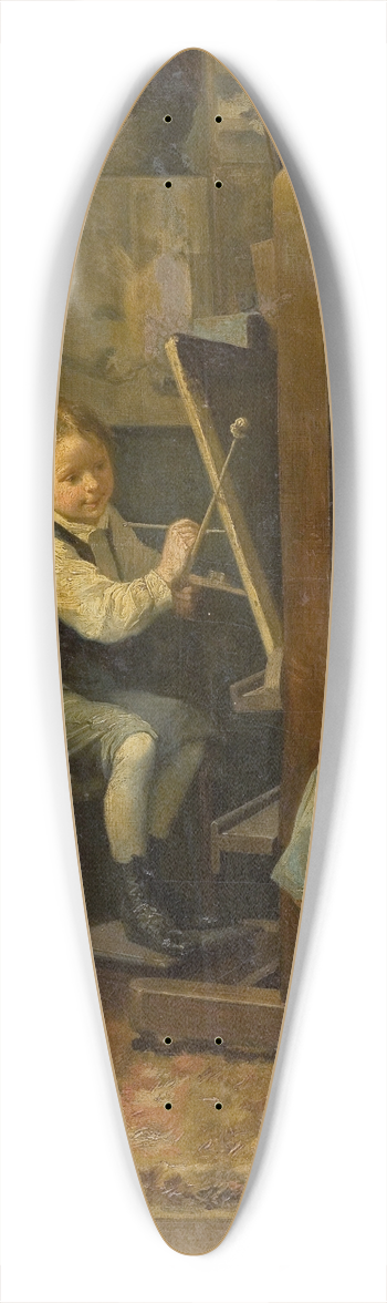 Henri-Jules-Jean Geoffroy - In the Artists Studio 39.3 inch art pintail longboard deck