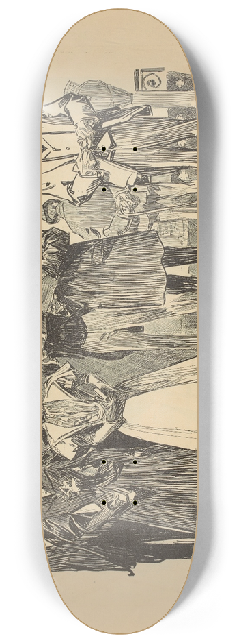 Charles Dana Gibson - An elevated station 8.25 inch art skate deck
