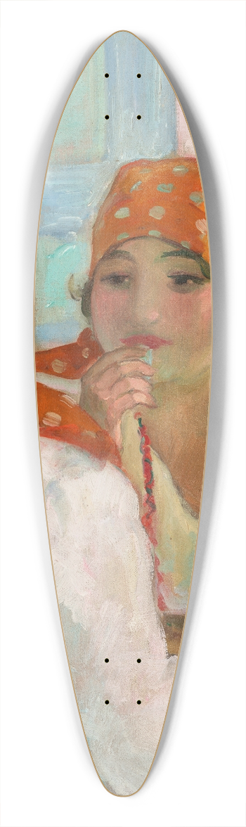 Henri Lebasque - Devant le miroir  lIle-dYeu 39.3 inch art pintail longboard deck