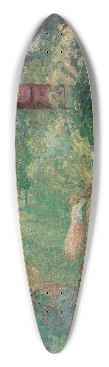 Henri Lebasque - Femmes et enfants dans un jardin en t 39.3 inch art pintail longboard deck