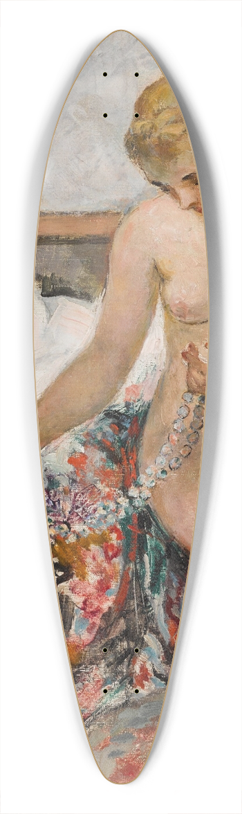 Henri Lebasque - Nu au collier 39.3 inch art pintail longboard deck