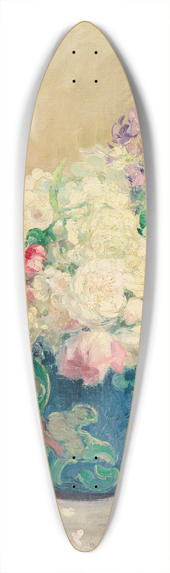 Henri Lebasque - Vase de fleurs 39.3 inch art pintail longboard deck