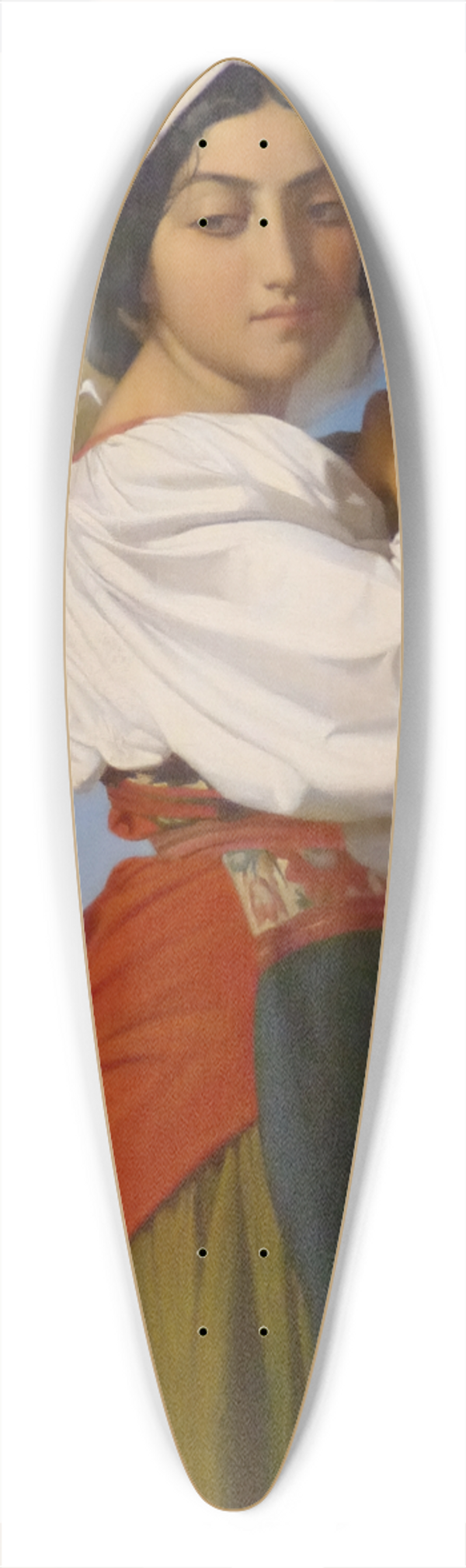 Henri Lehmann - Mariuccia 39.3 inch art pintail longboard deck