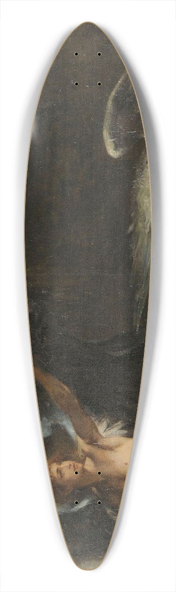 Henri Leopold Lvy - Jsus au tombeau 39.3 inch art pintail longboard deck