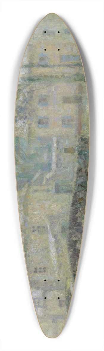 Henri Le Sidaner - La Neige, Chartres 39.3 inch art pintail longboard deck
