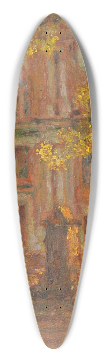 Henri Le Sidaner - Lglise, Dolceacqua 39.3 inch art pintail longboard deck