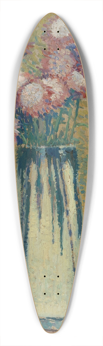 Henri Martin - Vase de fleurs 39.3 inch art pintail longboard deck