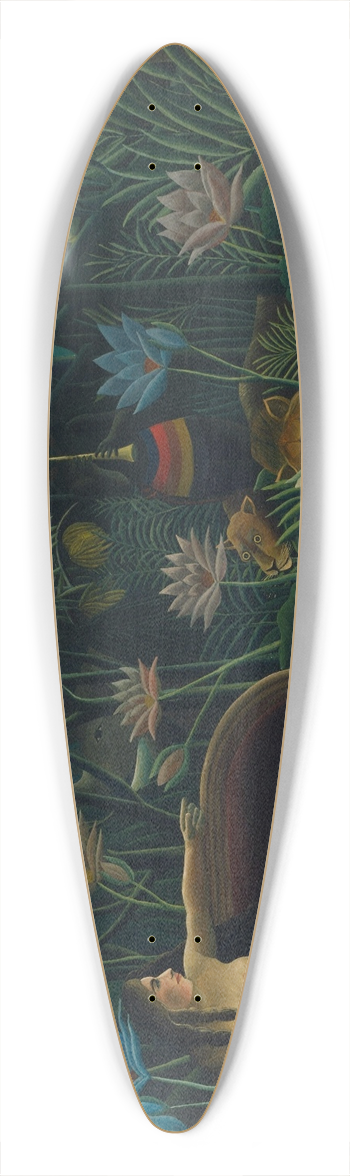 Henri Rousseau - The Dream 39.3 inch art pintail longboard deck