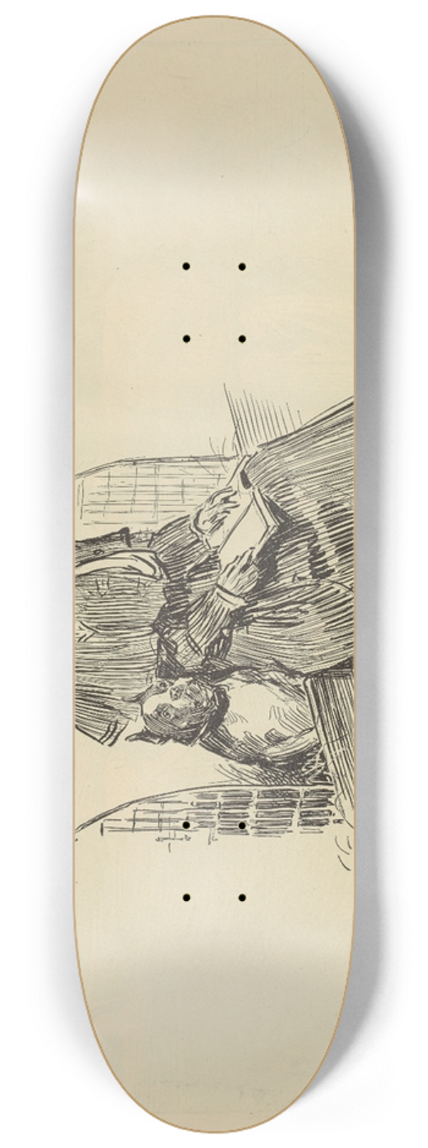 Charles Dana Gibson - A winner 8.25 inch art skate deck