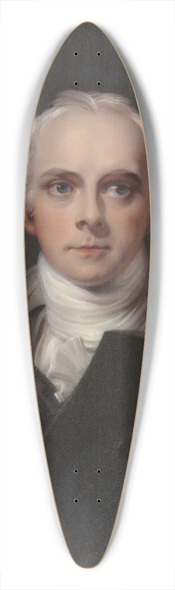 Henry Bone - Portrait of Samuel Lyons 39.3 inch art pintail longboard deck
