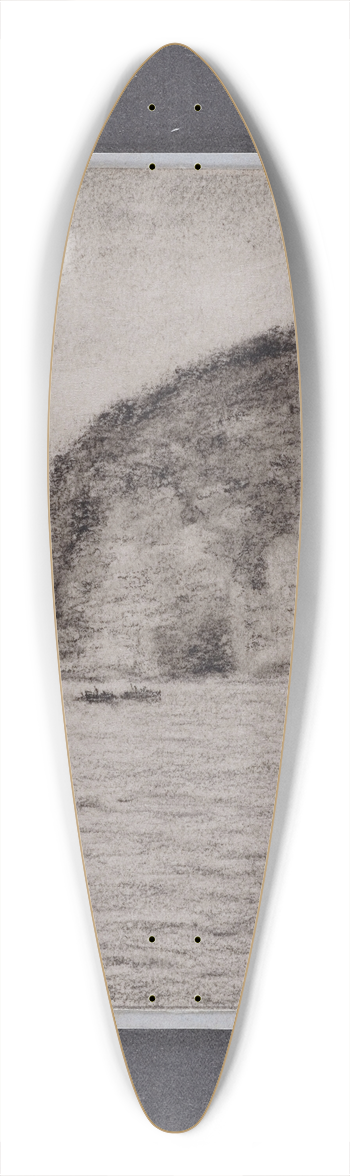 HenryBrokman - Scutolo laprs-midi 39.3 inch art pintail longboard deck