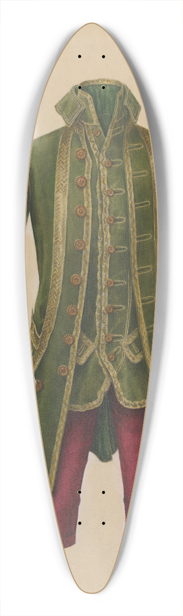 Henry De Wolfe - Boys Suit 39.3 inch art pintail longboard deck