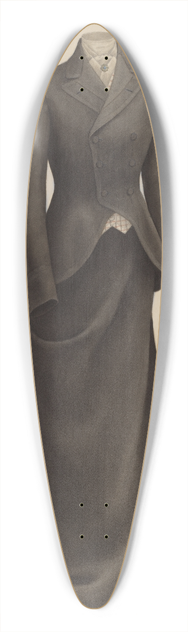 Henry De Wolfe - Womans Riding Habit 39.3 inch art pintail longboard deck