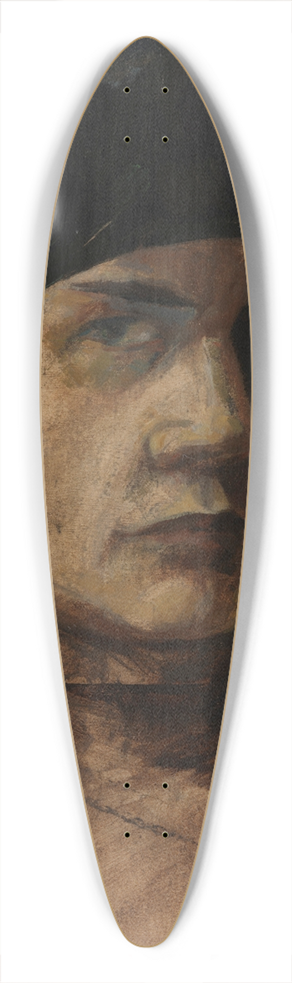 Henry Ericsson - Self-Portrait 39.3 inch art pintail longboard deck