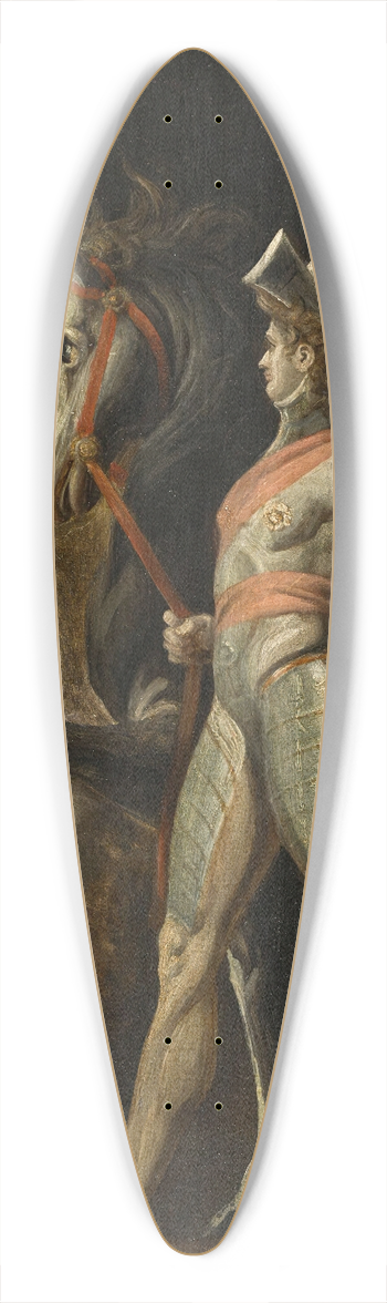 Henry Fuseli - The Meeting Of Sir Hon Of Bordeaux And Scherasmin In The Libanon Cave, From Wielands Oberon 39.3 inch art pintail longboard deck