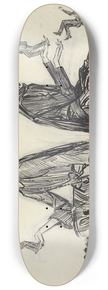 Charles Dana Gibson - Duplicates 8.25 inch art skate deck