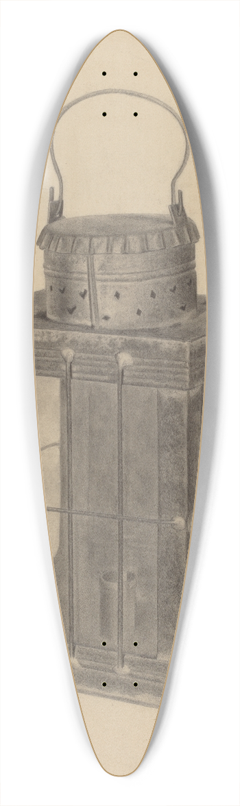 Henry Granet - Lantern for Candle 39.3 inch art pintail longboard deck
