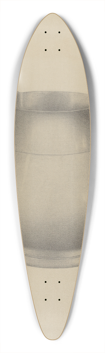 Henry Granet - Pitcher 39.3 inch art pintail longboard deck