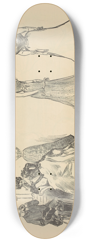 Charles Dana Gibson - Economy 8.25 inch art skate deck