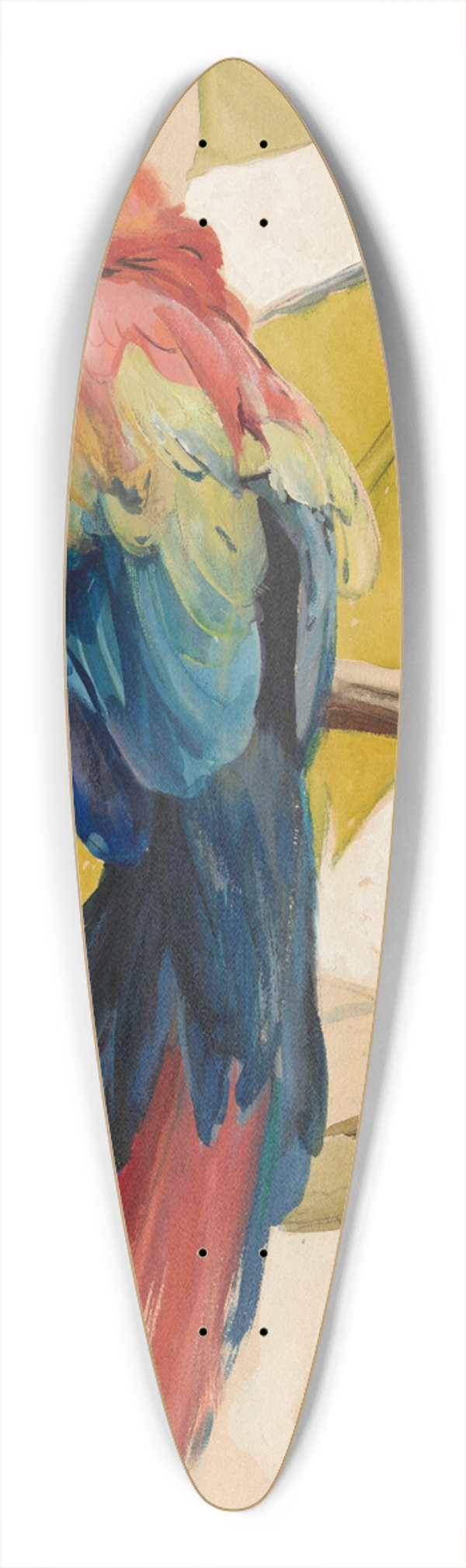 Henry Keller - Old Grumpy 39.3 inch art pintail longboard deck