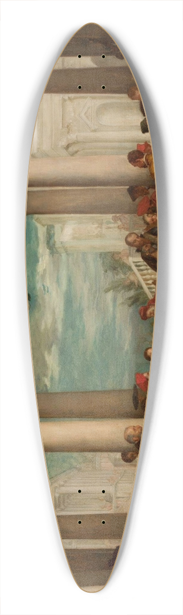 Henryk Rodakowski - Feast in the House of Simon the Pharisee 39.3 inch art pintail longboard deck
