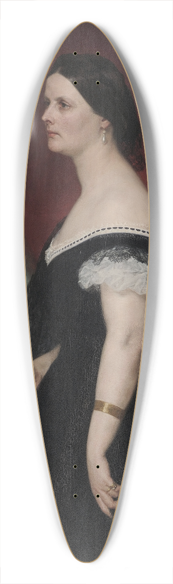 Henryk Rodakowski - Wifes portrait 39.3 inch art pintail longboard deck