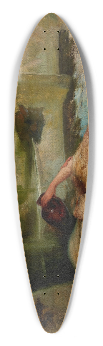 Henryk Siemiradzki - Girl at the Well 39.3 inch art pintail longboard deck