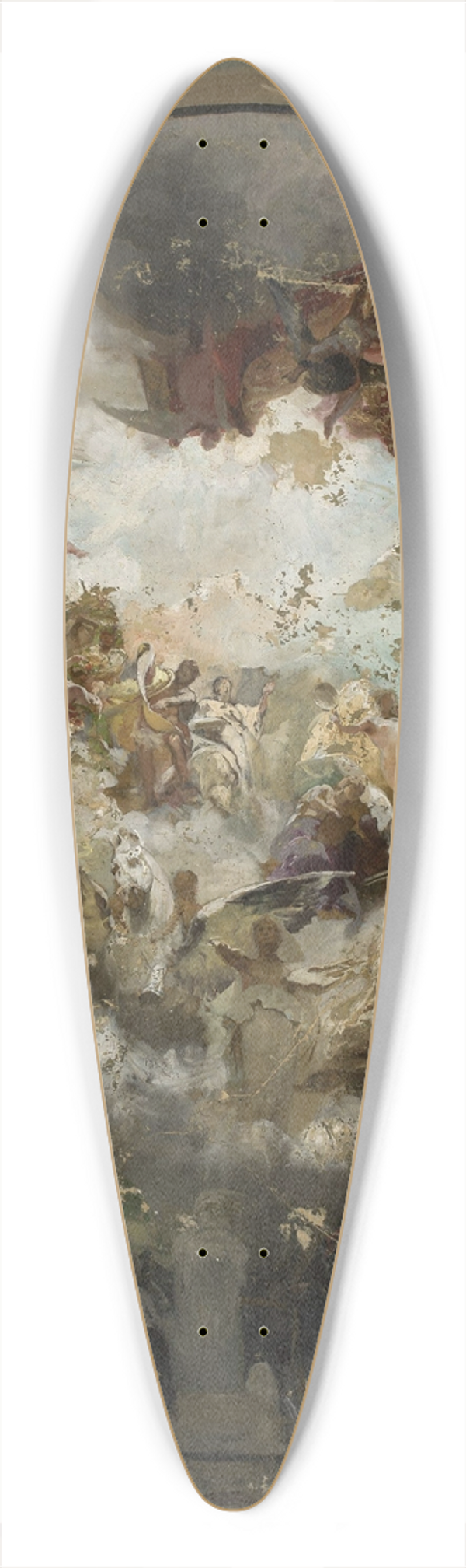 Henryk Siemiradzki - Plafond project 39.3 inch art pintail longboard deck