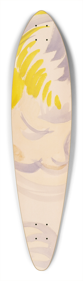 Henry Lyman Saen - The Artists Daughter 39.3 inch art pintail longboard deck
