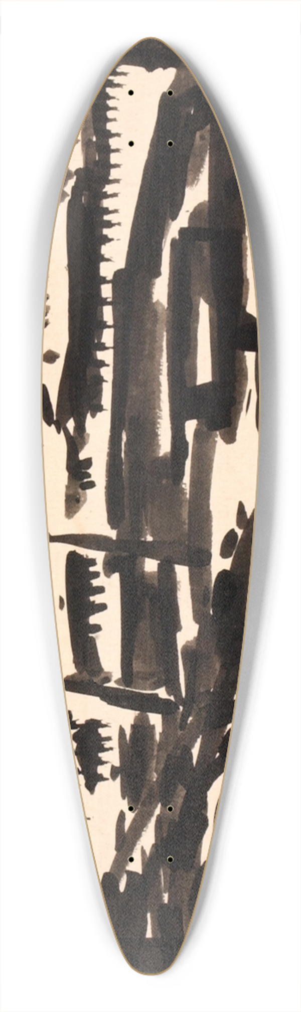 Henry Lyman Saen - Untitled VII 39.3 inch art pintail longboard deck