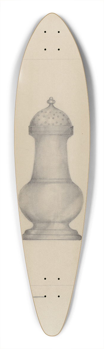 Henry Meyers - Salt Shaker 39.3 inch art pintail longboard deck