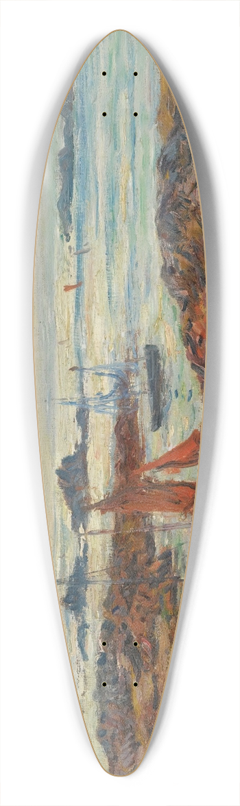 Henry Moret - Les Glnans, Finistre 39.3 inch art pintail longboard deck