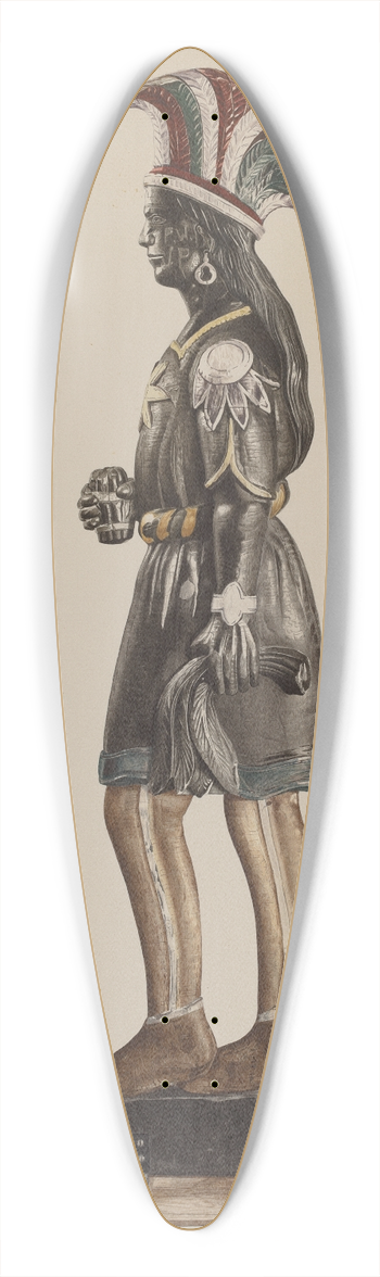 Henry Murphy - Cigar Store Indian 39.3 inch art pintail longboard deck