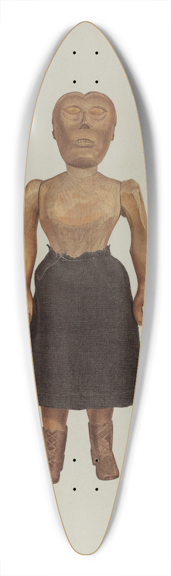 Henry Murphy - Doll 39.3 inch art pintail longboard deck