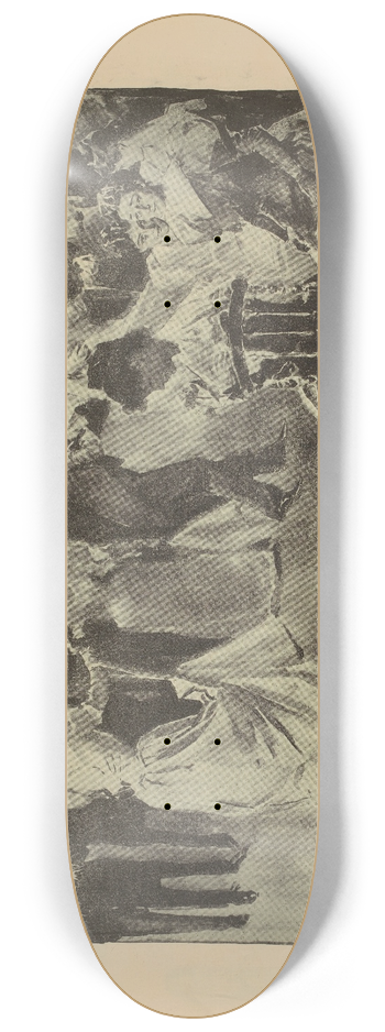 Charles Dana Gibson - Hint for a hostess 8.25 inch art skate deck