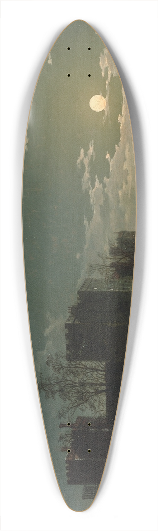 Henry Pether - Lambeth Palace 39.3 inch art pintail longboard deck