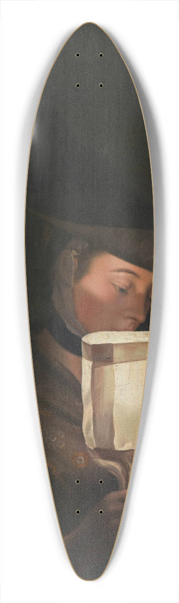 Henry Robert Morland - The Ballad Singer 39.3 inch art pintail longboard deck