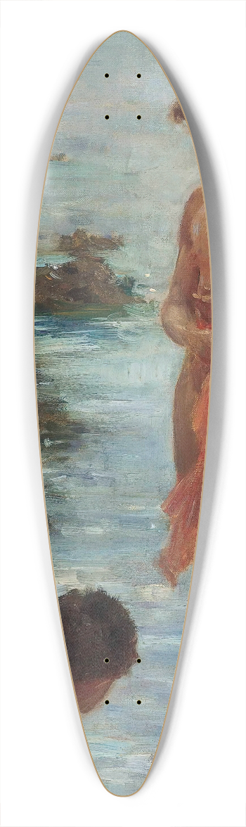 Henry Scott Tuke - Variant on A Bathing Group 39.3 inch art pintail longboard deck
